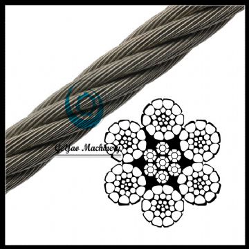 Impact Swaged Wire Rope Eips - 6X26 Class (Linear Foot)